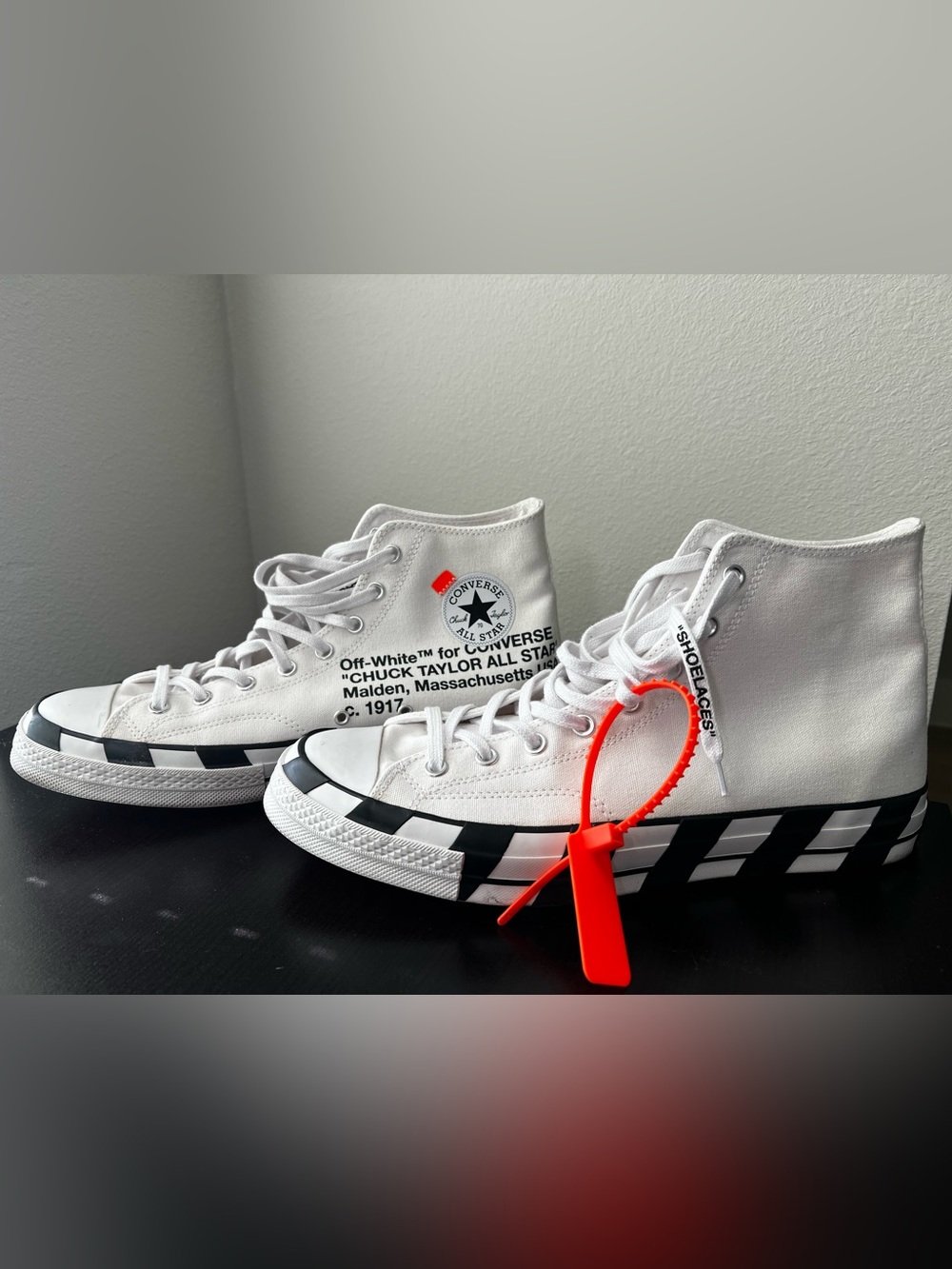 Converse x Off-White Chuck Taylor 70s Hi 163862C Size 13M